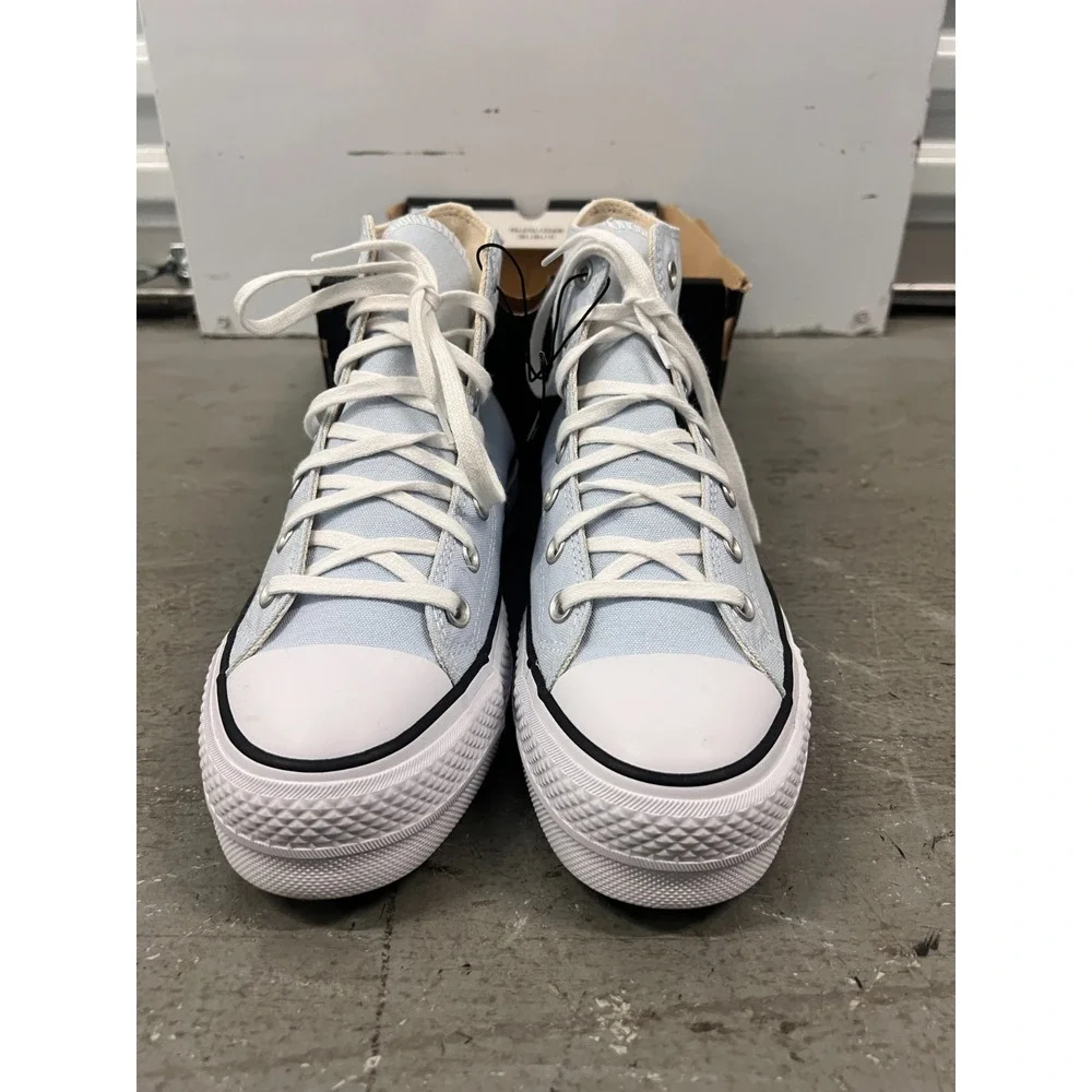 Converse Chuck Taylor All Star Lift Hi Sneakers Womens US 9 Blue Platform Shoes‎